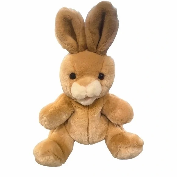 Plush Tan Bunny Toy - Picture 1 of 5